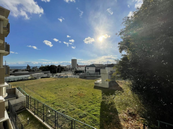 神戸市須磨区桜木町、中古マンションのバルコニー画像です
