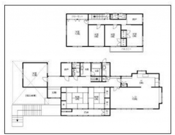 神戸市須磨区白川台、土地の間取り画像です