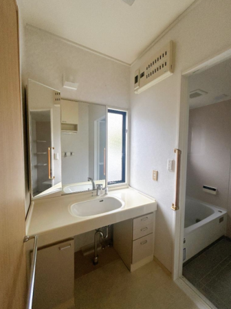 神戸市須磨区菅の台、中古一戸建ての洗面画像です