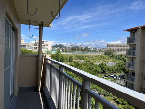 神戸市須磨区中落合、中古マンションのバルコニー画像です