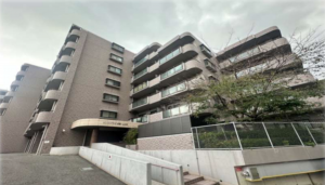 神戸市須磨区車、中古マンションの外観画像です