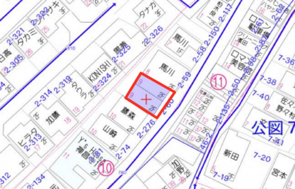 神戸市須磨区禅昌寺町、中古一戸建ての地図画像です