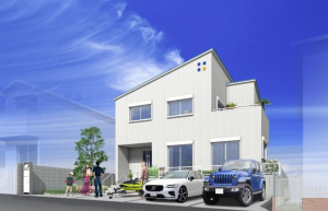 神戸市須磨区一ノ谷町、新築一戸建ての外観画像です