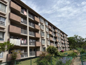 神戸市須磨区友が丘、中古マンションの外観画像です