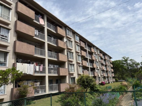 神戸市須磨区友が丘、中古マンションの外観画像です