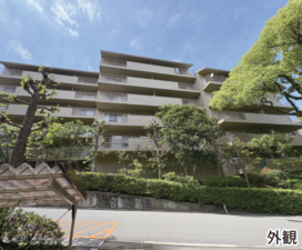 神戸市須磨区高倉町、中古マンションの外観画像です