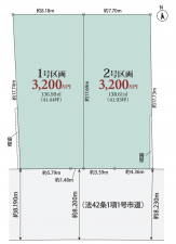 神戸市須磨区北落合、土地の間取り画像です