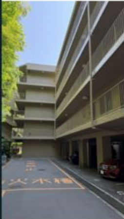 神戸市須磨区高倉町、中古マンションの駐車場画像です