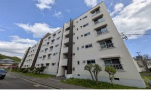 神戸市須磨区高倉台、中古マンションの外観画像です