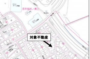 神戸市須磨区高倉台、土地の地図画像です