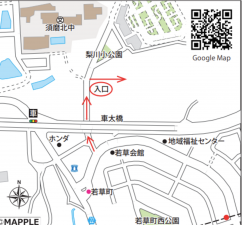 神戸市須磨区車、土地の地図画像です