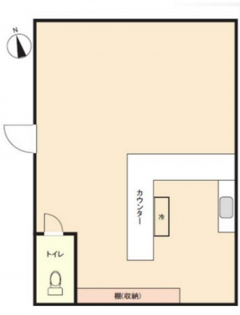 神戸市須磨区白川台、収益物件/店舗の間取り画像です