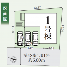 神戸市須磨区緑が丘、新築一戸建ての間取り画像です