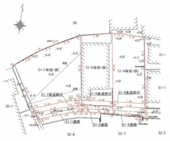 神戸市須磨区月見山本町、土地の地図画像です