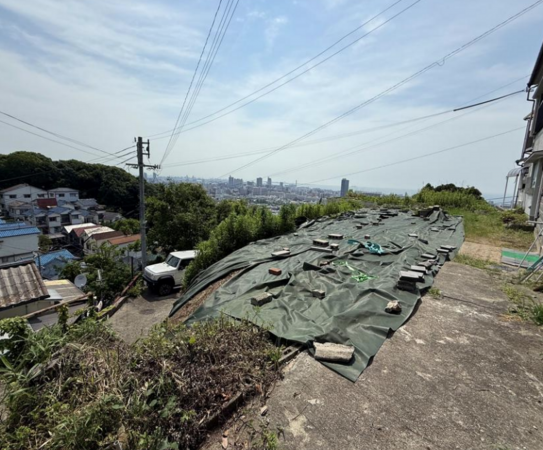 神戸市須磨区上細沢町、土地の外観画像です