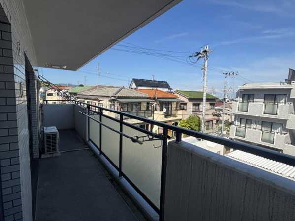 神戸市須磨区潮見台町、中古マンションのバルコニー画像です