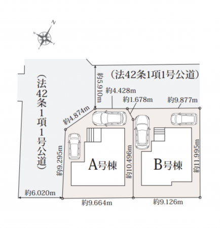 神戸市須磨区竜が台、新築一戸建ての間取り画像です