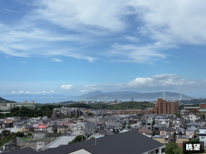 神戸市須磨区道正台、中古マンションのバルコニー画像です