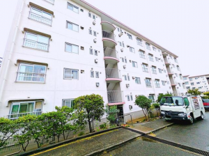神戸市須磨区高倉台、中古マンションの外観画像です