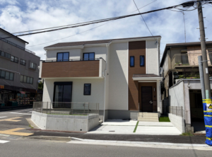 神戸市須磨区白川台、新築一戸建ての外観画像です