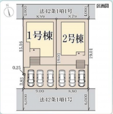 神戸市須磨区白川台、新築一戸建ての間取り画像です