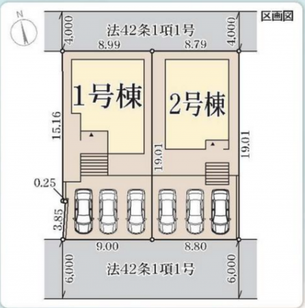 神戸市須磨区白川台、新築一戸建ての間取り画像です