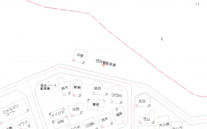 神戸市須磨区北落合、土地の地図画像です