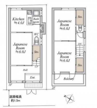 神戸市須磨区天神町、中古一戸建ての間取り画像です