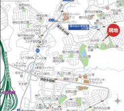 神戸市須磨区菅の台、土地の地図画像です