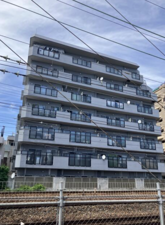 神戸市須磨区須磨浦通、中古マンションの外観画像です