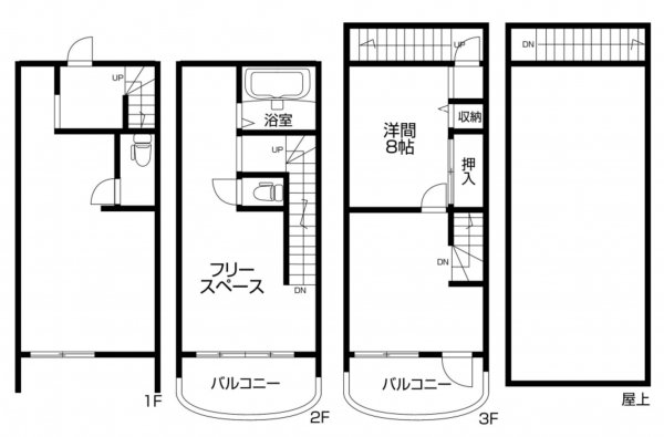 神戸市須磨区白川台、中古一戸建ての間取り画像です