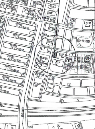 神戸市須磨区白川台、中古一戸建ての地図画像です