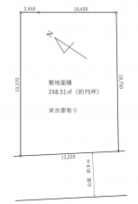 神戸市須磨区高倉台、土地の間取り画像です