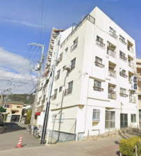 神戸市須磨区天神町、中古マンションの外観画像です