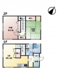 神戸市須磨区月見山本町、中古一戸建ての間取り画像です