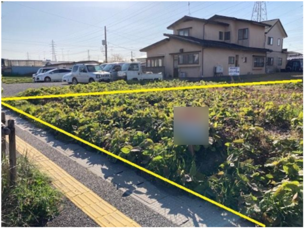 八戸市下長、土地の画像です