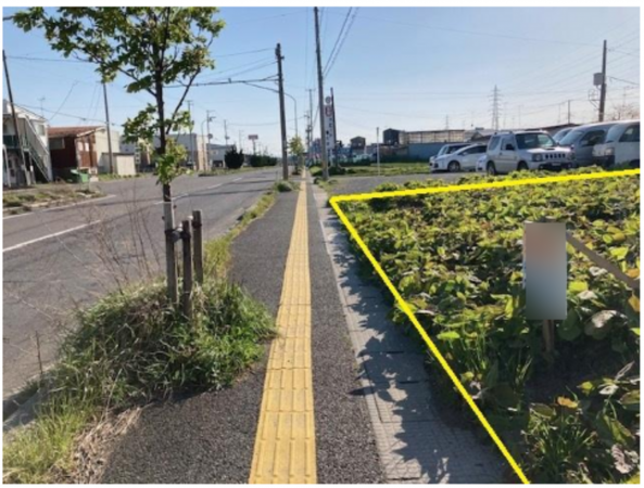 八戸市下長、土地の画像です