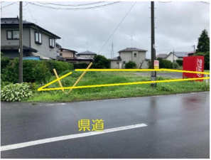 八戸市大字市川町、土地の画像です