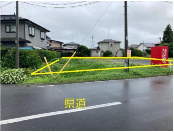 八戸市大字市川町、土地の画像です