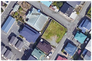 八戸市大字鮫町、土地の間取り画像です