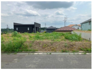 八戸市東白山台、土地の画像です