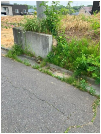 八戸市東白山台、土地の画像です