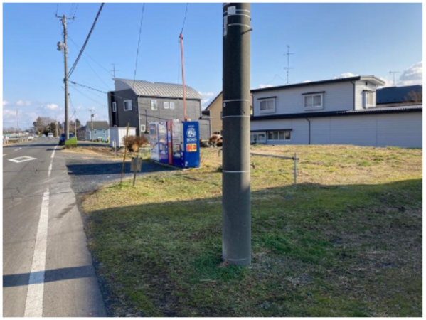 八戸市大字長苗代、土地の画像です