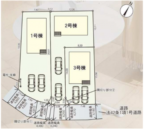 八戸市長者、新築一戸建ての画像です