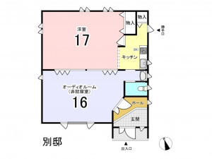八戸市大字新井田、中古一戸建ての間取り画像です
