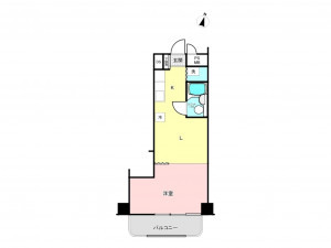八戸市柏崎、中古マンションの間取り画像です