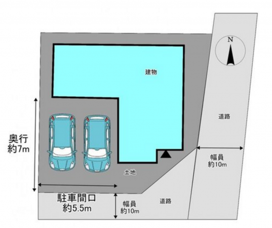八戸市諏訪、中古一戸建ての画像です