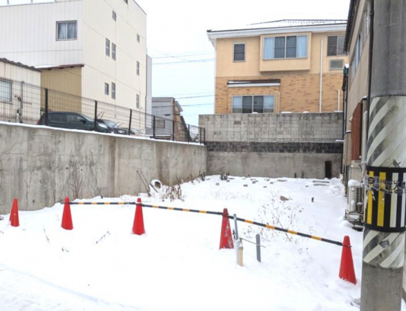 八戸市吹上、土地の画像です