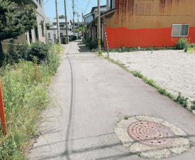 八戸市小中野、土地の画像です