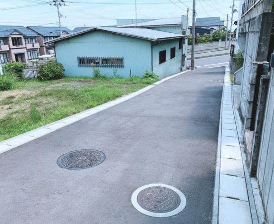八戸市根城、土地の画像です